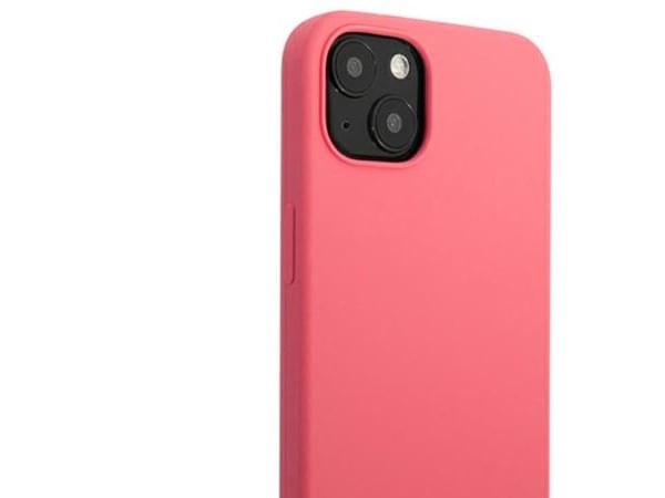 Karl Lagerfeld KLHCP13MSLMP1PI iPhone 13 6.1" kovakotelo fuksia/fuksia Silikoni Plaque