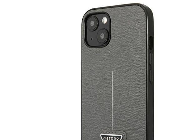 Deklas GUESS GUHCP13SPSATLG till iPhone 13 mini 5,4" hårdskal saffianotriangle logo