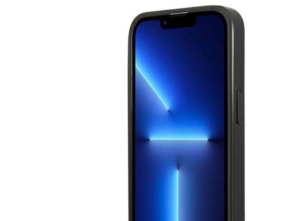 Deklas GUESS GUHCP13SPSATLG till iPhone 13 mini 5,4" hårdskal saffianotriangle logo