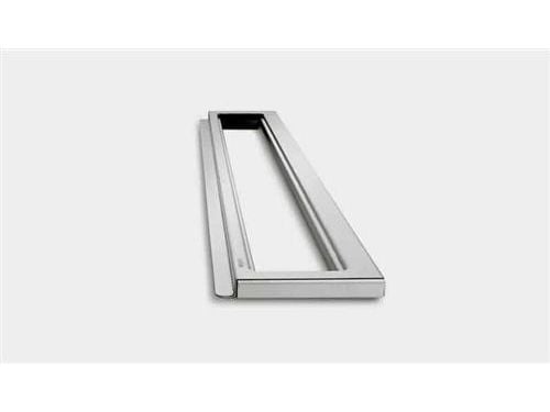 UNIDRAIN ClassicLine -kehys 600 mm ruostumatonta terästä linjaviemäreille, kehyksen korkeus 12 mm.