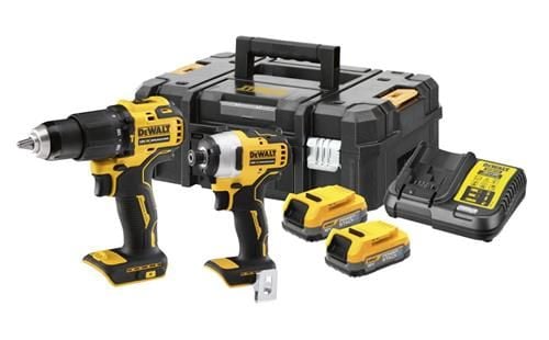 DEWALT COMBO 18V AC/DVDCD709 + DCF809 2x1.7Ah POWERSTACK DCK2062E2T DCK2062E2T