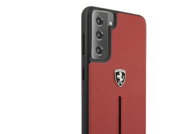Ferrari FEOSIHCS21MRE S21+ G996 punainen/punainen kova kotelo Off Track Nahka Nylon hihna