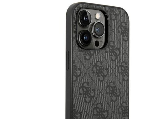 Guess GUHCP14XG4GLGR Apple iPhone 14 Pro Max 6,7" hardt deksel grå 4G Stripe Collection