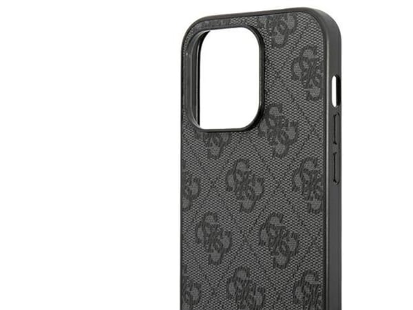 Guess GUHCP14XG4GLGR Apple iPhone 14 Pro Max 6,7" hårt skal grå 4G Stripe Collection