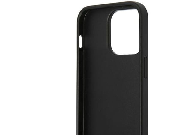 Karl Lagerfeld KLHCP14LSAPCHK iPhone 14 Pro 6,1" hårt skydd, svart Saffiano Choupette Head Patch