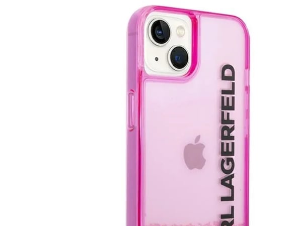 Karl Lagerfeld KLHCP14MLCKVF iPhone 14 Plus 6.7" różowy/pink kovakotelo Liquid Glitter Elong