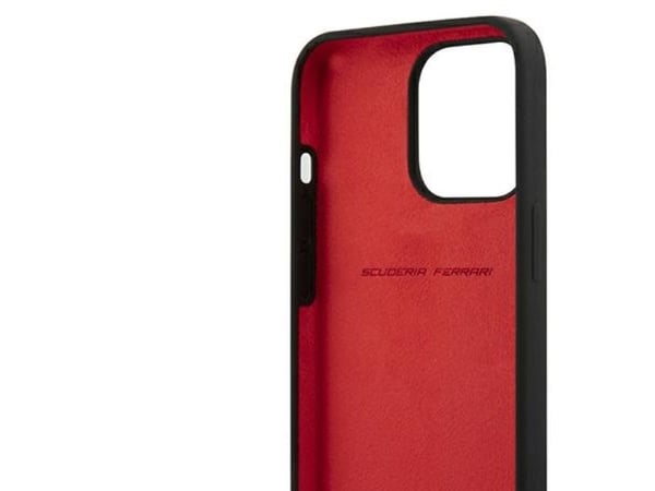 Ferrari FESSIHCP13LBK iPhone 13 Pro / 13 6.1" musta/musta kovakotelo Silikoni
