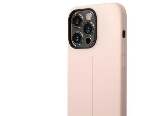 Veske Guess GUHCP14XSLTGP iPhone 14 Pro Max 6,7 tommer rosa/rosa hard silikontriangel