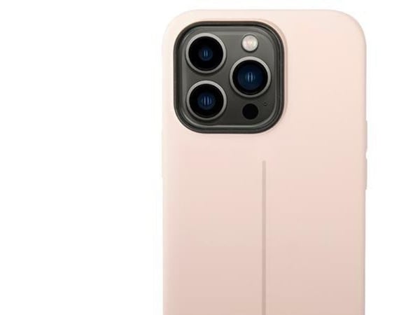 Veske Guess GUHCP14XSLTGP iPhone 14 Pro Max 6,7 tommer rosa/rosa hard silikontriangel