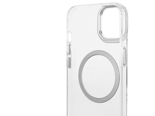 Guess GUHMP14SHTRMD iPhone 14 6.1 Gold/Gold Kova kotelo metalli Outline Magsafe