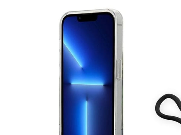Deklas GUESS hårt gel-remmar/armband GUOHCP14LHFLSB bakstycke, Apple iPhone 14 Pro, blå, 6,1"