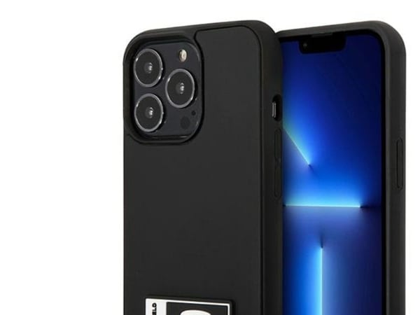 Dėklas Karl Lagerfeld KLHCP13L3DKPK iPhone 13 Pro / 13 6,1" juoda/juodas kovakotelo Ikonik Patch Dėklas Karl Lagerfeld KLHCP13L3DKPK iPhone 13 Pro / 13 6,1" juoda/juodas kovakotelo Ikonik Patch