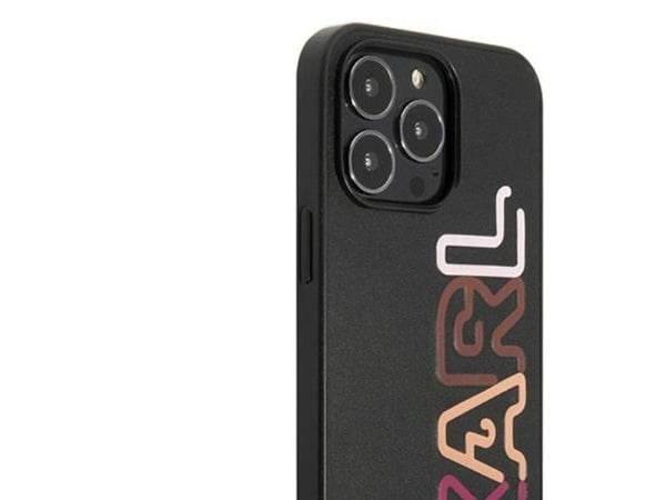 Karl Lagerfeld KLHCP13LPCOBK iPhone 13 Pro / 13 6.1" musta/musta kova kotelo Multi Pink merkki