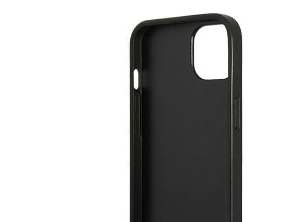 Kotelo Karl Lagerfeld KLHCP13SMNMP1K iPhone 13 mini 5.4 tuuman kova kotelo musta / musta monogrammi levy