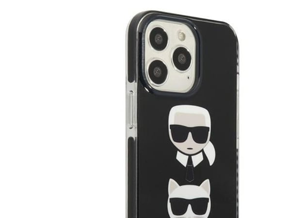 Karl Lagerfeld hardt deksel til Apple iPhone 13 Pro Max 6,7" – svart Karl&Choupette Head