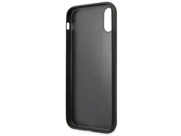 Karl Lagerfeld Saffiano Karl & Choupette Heads - iPhone Xs Max-deksel (svart)
