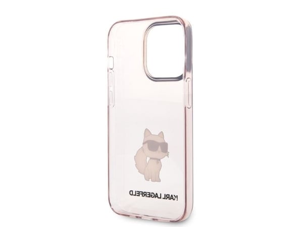 Karl Lagerfeld KLHCP14LHNCHTCP hårt mobilskal Ikonik Choupette till Apple iPhone 14 Pro 6,1" rosa