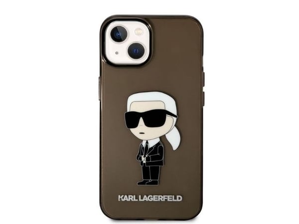 Karl Lagerfeld IML NFT Ikonik - iPhone 14 Plus kotelo (musta)