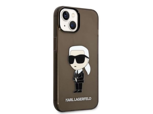 Karl Lagerfeld IML NFT Ikonik - iPhone 14 Plus kotelo (musta)