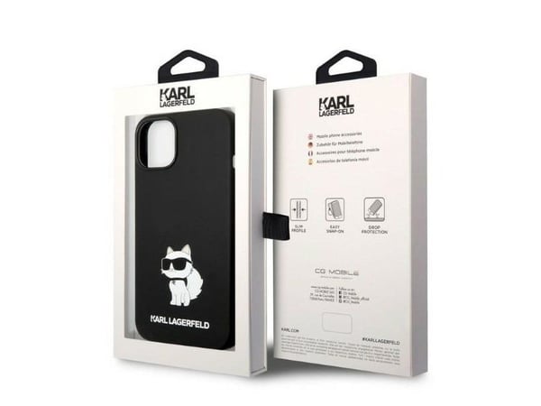 Karl Lagerfeld Silikon NFT Choupette - iPhone 14 Plus-deksel (svart)