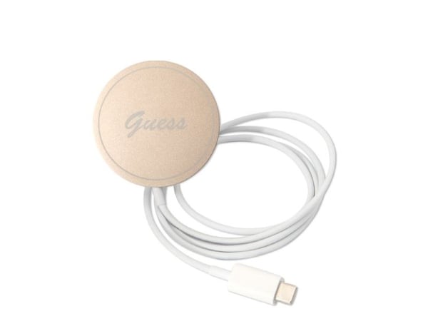 Guess Bundle Pack MagSafe 4G - kotelo + laturi MagSafe iPhone 13 Pro (musta/kulta)