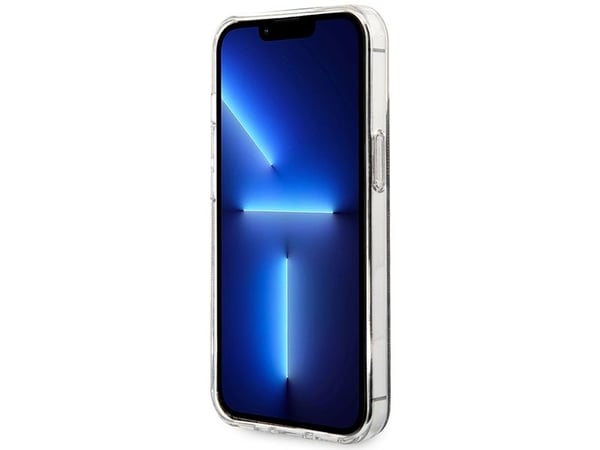 Guess lader Guess veske + trådløs lader GUBPP13LH4EACSW Apple iPhone 13 Pro brun/brun hard veske 4G Print MagSafe
