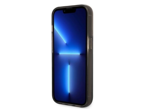 Karl Lagerfeld skal till iPhone 14 Pro 6,1 KLHCP14LLNCHCK svart hårt skal - Liquid Glitter NFT Choupette Head