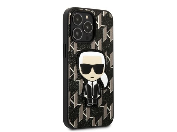 Karl Lagerfeld KLHCP13LKCTUGLP iPhone 13 Pro / 13 6,1" różowy / pinkki kotelo Glitter Karl`s &amp; Choupette Glitter Karl`s &amp; Choupette