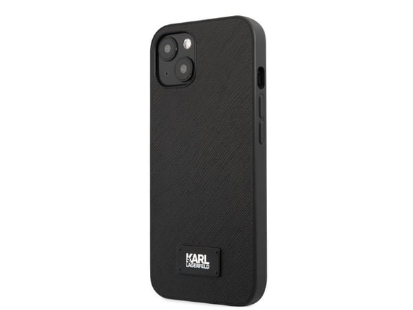 Karl Lagerfeld KLHCP13SSFMP2K Apple iPhone 13 mini 5,4" hårt skal svart Saffiano Plaque