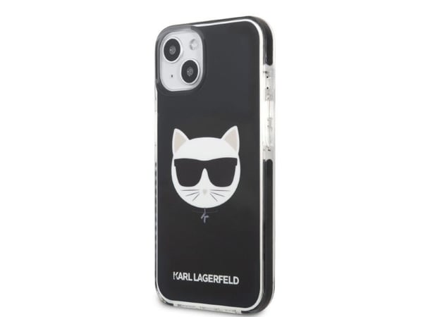 Karl Lagerfeld KLHCP13STPECK hårt skal Apple iPhone 13 mini 5,4" Choupette Head (svart)