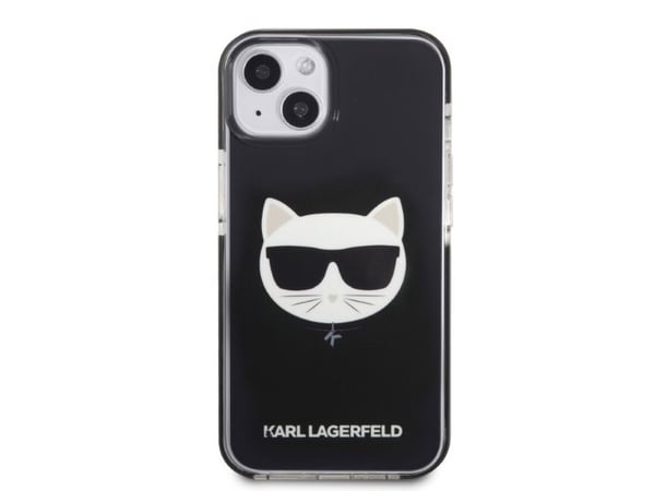 Karl Lagerfeld KLHCP13STPECK hårt skal Apple iPhone 13 mini 5,4" Choupette Head (svart)
