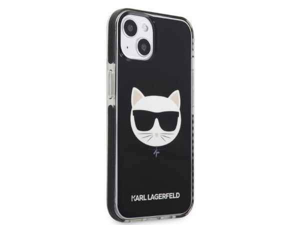Karl Lagerfeld KLHCP13STPECK hårt skal Apple iPhone 13 mini 5,4" Choupette Head (svart)
