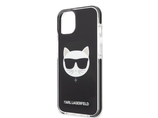 Karl Lagerfeld KLHCP13STPECK hårt skal Apple iPhone 13 mini 5,4" Choupette Head (svart)