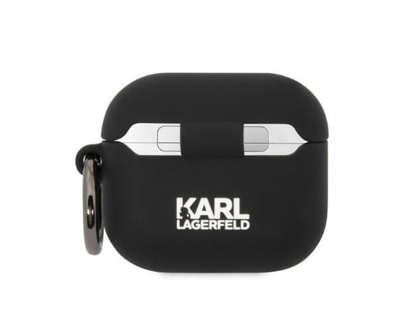 Karl Lagerfeld KLA3RUNCHK AirPods 3 deksel czarny/svart silikon Choupette Head 3D