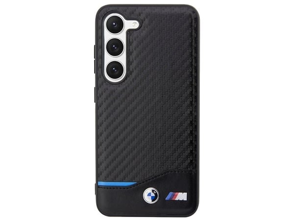 Veske BMW BMHCS23M22NBCK S23+ S916 svart/svart skinn Carbon