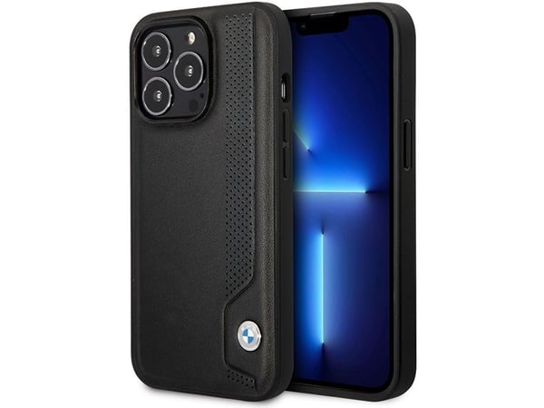 Apple iPhone 14 Pro Max BMW deklas odinis Melyna Dots (BMHCP14X22RBDK) svart