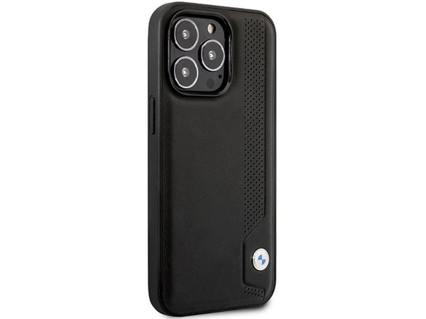 Apple iPhone 14 Pro Max BMW deklas odinis Melyna Dots (BMHCP14X22RBDK) svart