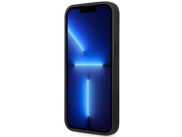 Veske BMW BMHMP14L22RPSK iPhone 14 Pro 6,1 tommer svart/svart skinnsetemønster MagSafe