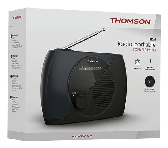 Thomson RT350 radio grå-svart