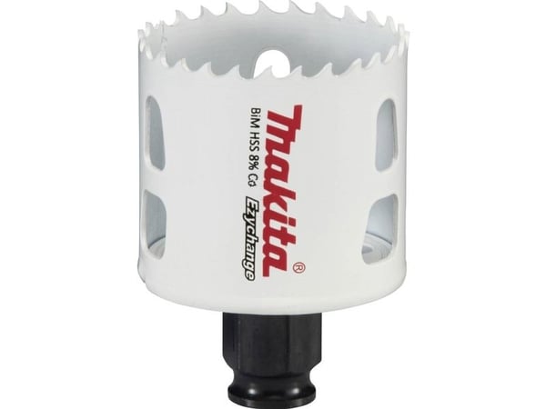 Makita E-03838, Enkel, Boremaskin, Stål, Aluminium, Plast, Tre, Rustfritt stål, Hvit, Bimetall, 4,4 cm