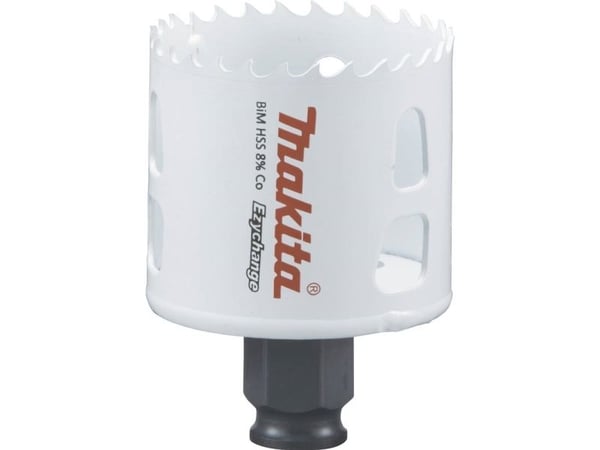 Makita E-03844, Enkelt, Bor, Stål, Aluminium, Plast, Tre, Rustfritt stål, Hvit, Bimetall, 4,4 cm