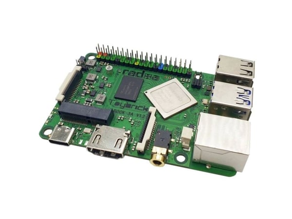 Radxa Rock 3A 8GB RK3568 Quadcore Cortex-A55, 2,0 GHz, Mali G52, 8GB LPDDR4