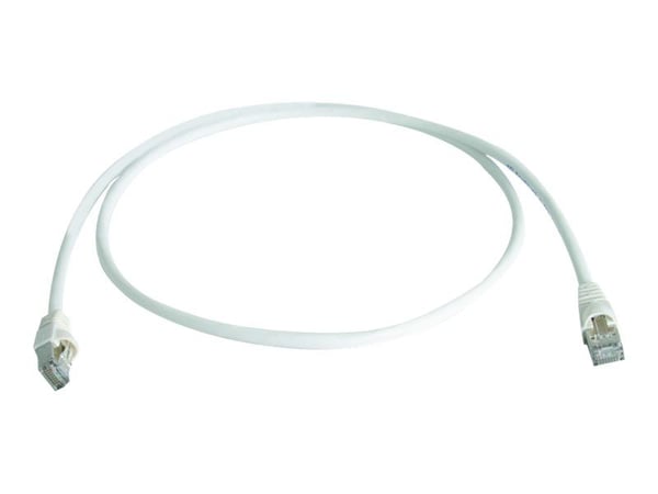 Telegärtner 100008274, 2 m, Cat6a, S/FTP (S-STP), RJ-45, RJ-45, Valkoinen