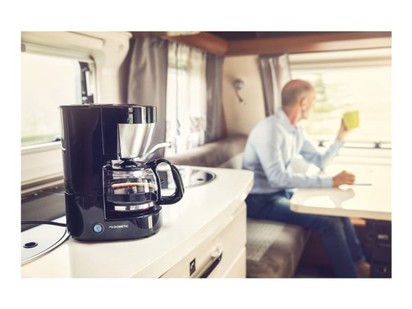 Dometic PerfectCoffee MC 052, Suodatinkahvinkeitin, Jauhettu kahvi, 170 W, Musta, Hopea