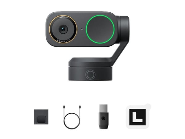 Insta360 Link 2 Pro webbkamera 3840 x 2160 USB-C, svart