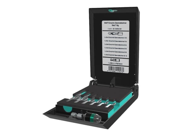 Wera 05104654001, Drill, Drill bit set, 6,35 mm, Høy-Hastighets Stål (HHS), Sekskanttange, Tsjekkisk Republikk Wera 05104654001, Drill, Drill bit set, 6,35 mm, Høy-Hastighets Stål (HHS), Sekskanttange, Tsjekkisk Republikk