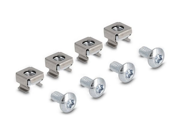 Delock - Rackfästen - 300x40 mm - sidan - svart - 19" (paket om 2)