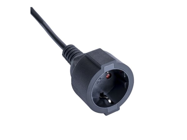 Akyga AK-PC-13A - Johdinsarja - CEE 7/3 til IEC 60320 C14 10 A - 250 V - 10 A - 1 m - lajitelma