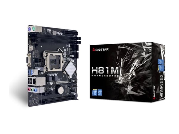 Biostar H81MHV3 3.0 -emolevy, H81, LGA 1150, Micro-ATX, DDR3-SDRAM