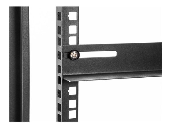 Delock - Rackfästen - 300x40 mm - sidan - svart - 19" (paket om 2)